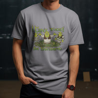Funny Swamp Shrek Shirt - I Can’t Today I’m Swamped Fun Ogre Themed T-Shirt