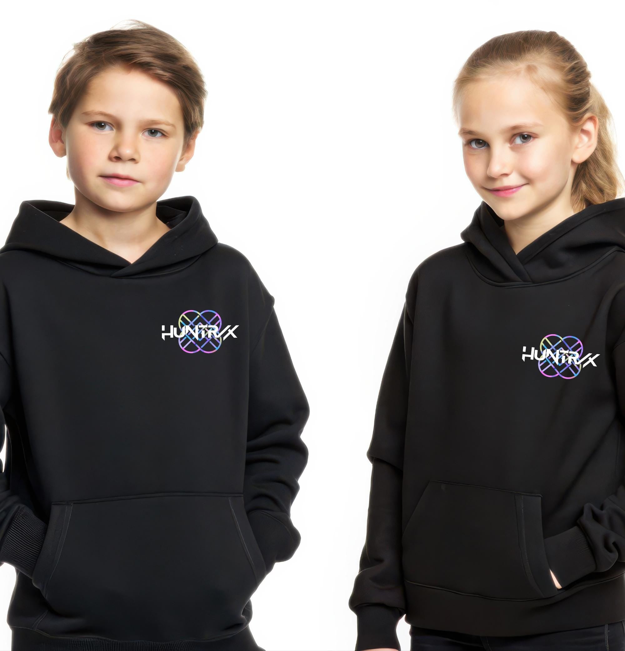 Kids Kpop Hoodie Joggers Matching tracksuit Set – Huntrx Demon Hunter | Christmas Gift