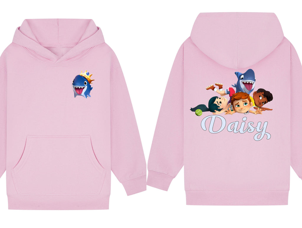 Custom Sharkdog Hoodie – Personalised double sided Kids Hoodie