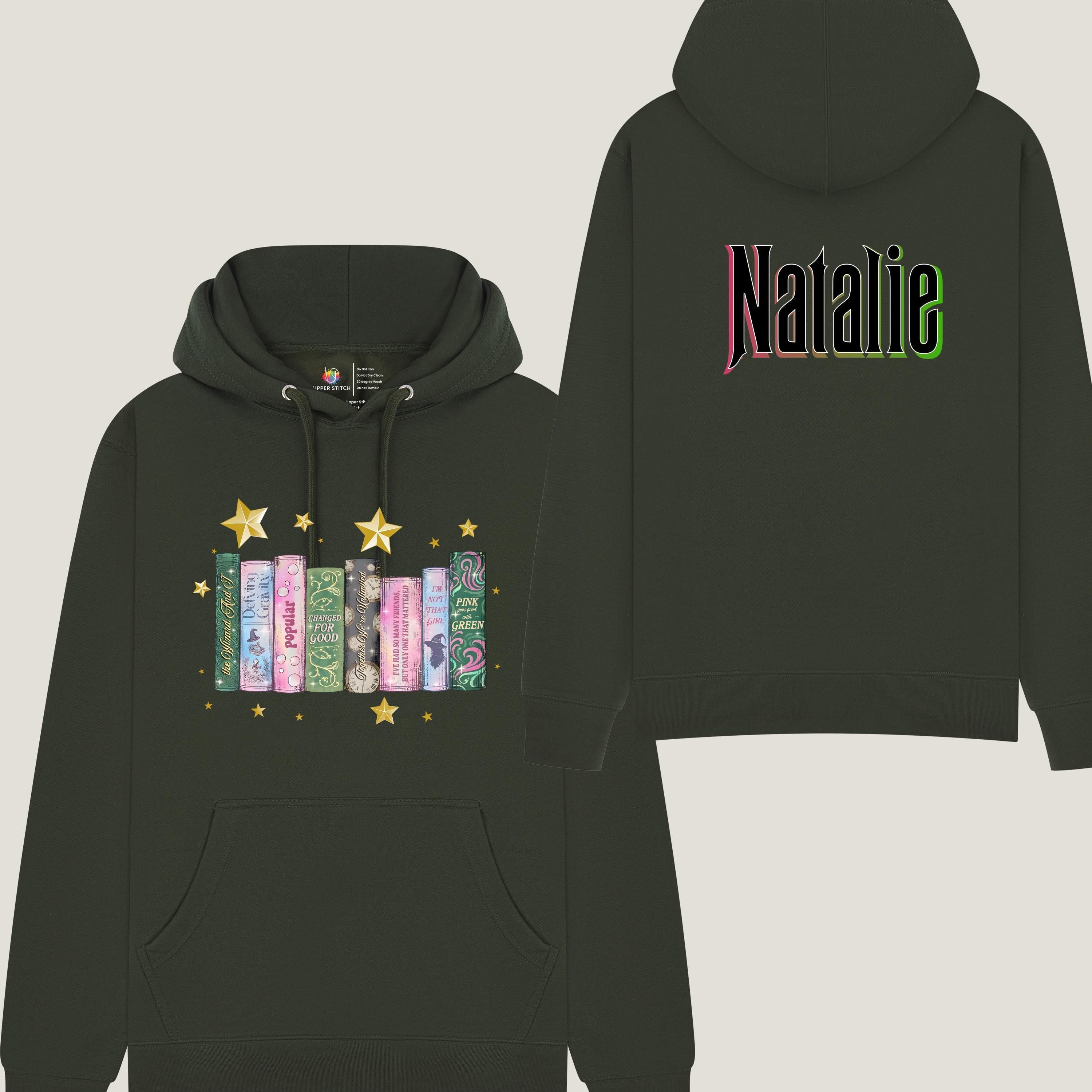 Wicked Personalised Hoodie Forest Green