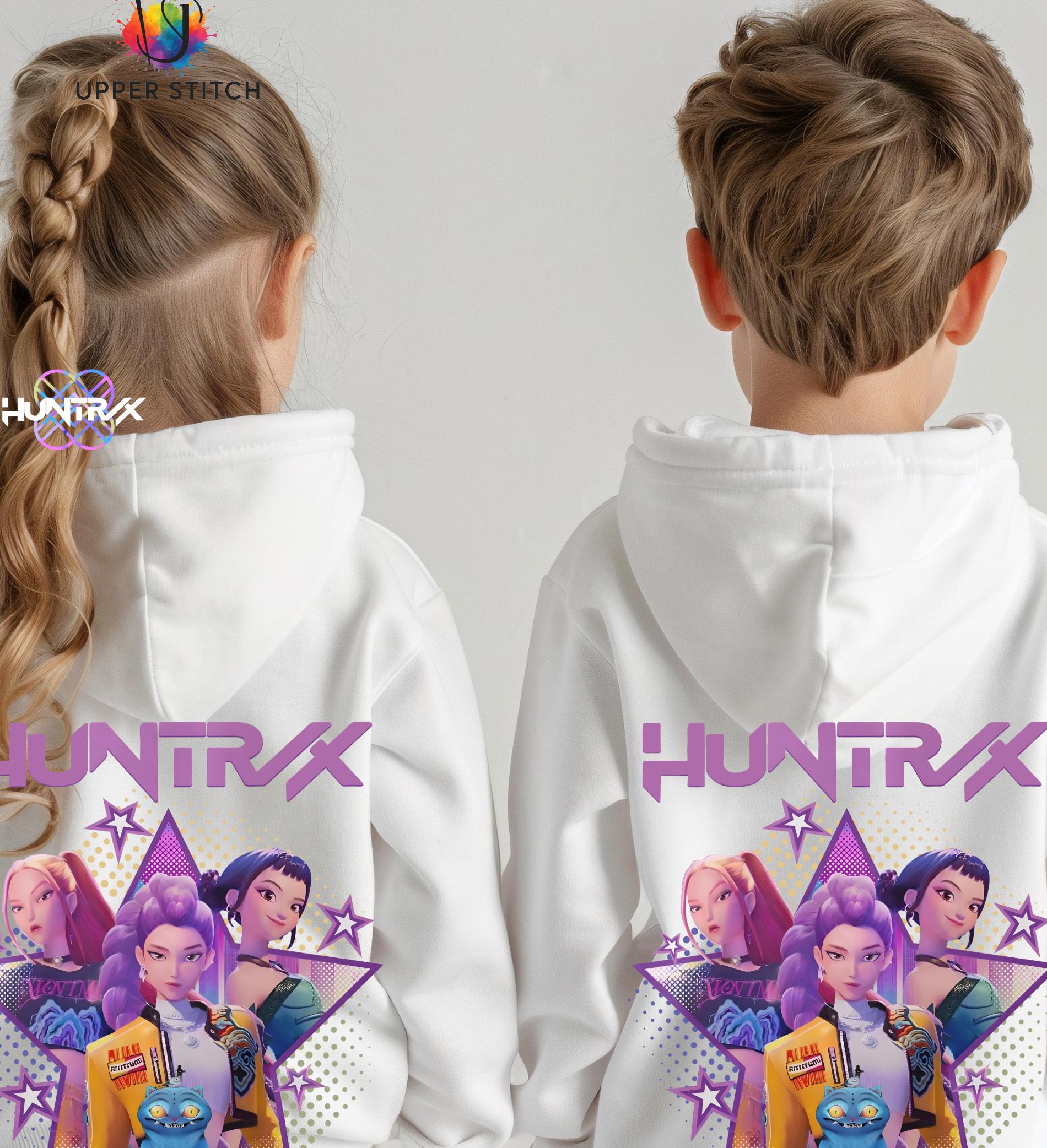 KPop Demon Hunters Huntrix Inspired Hoodie • Kids & Adults sizes • K-Pop anime Gift