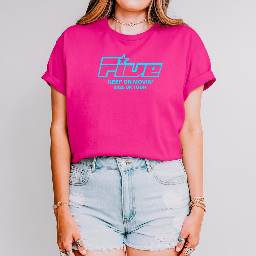 5ive Tour T-shirt - Five Keep on Movin' 2025 UK Tour