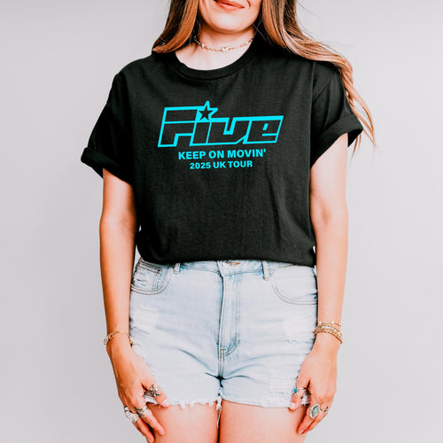 5ive Tour T-shirt - Five Keep on Movin' 2025 UK Tour