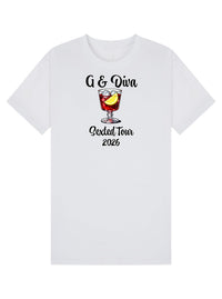 G & Diva Sexted Tour 2026 T-Shirt - Podcast and tour Fan Merch