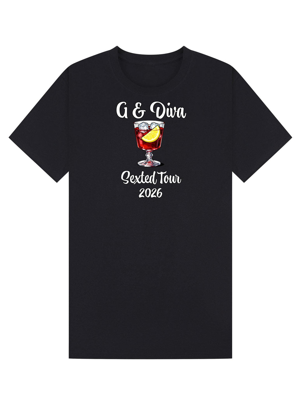 G & Diva Sexted Tour 2026 T-Shirt - Podcast and tour Fan Merch