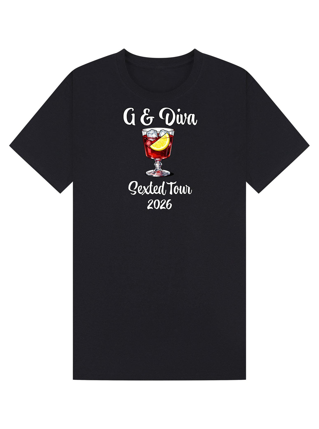 G & Diva Sexted Tour 2026 T-Shirt - Podcast and tour Fan Merch