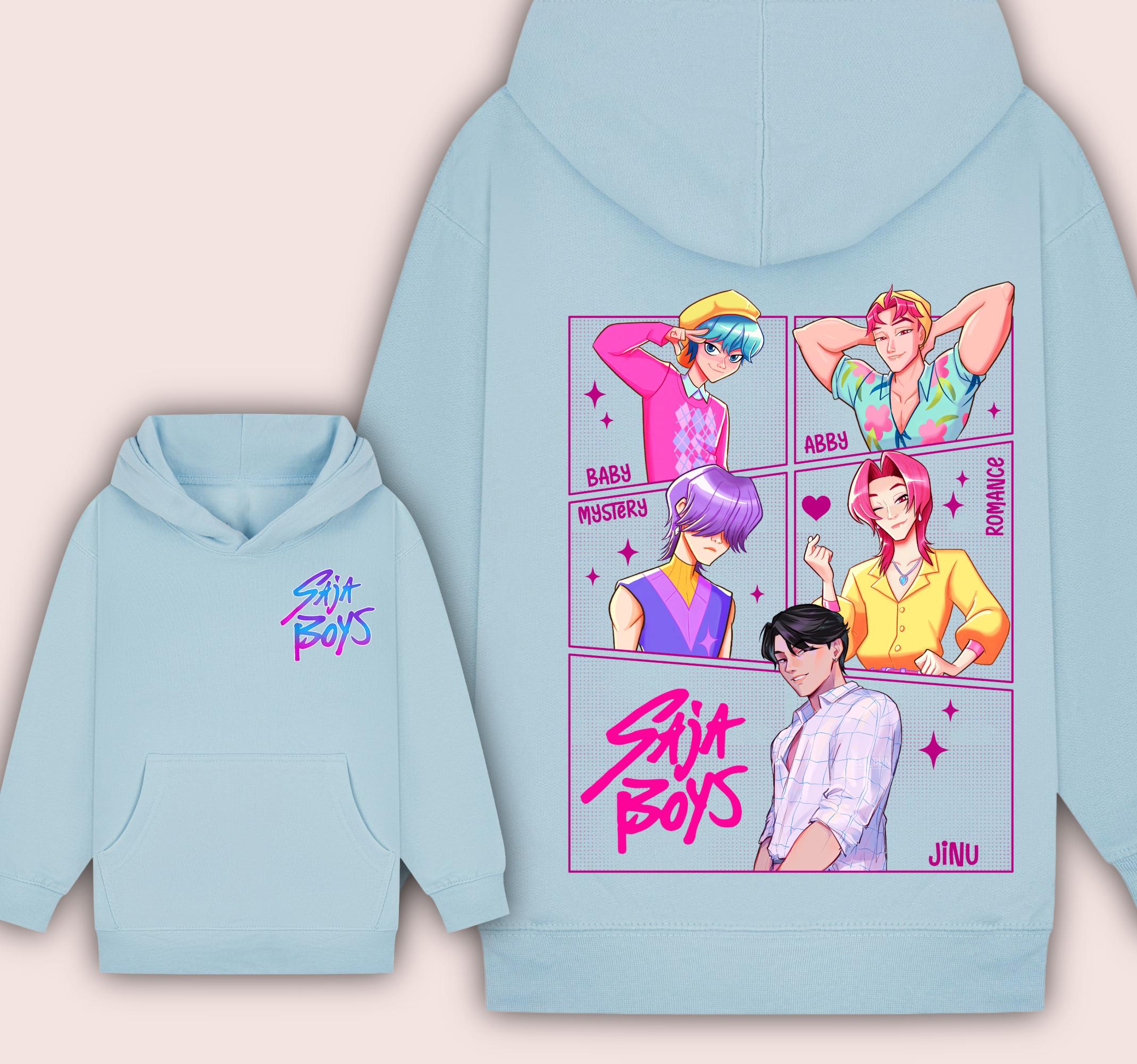 Saja Boys KPop Demon Hunters Hoodie | Unisex K-Pop Anime Style | Fan Made Design