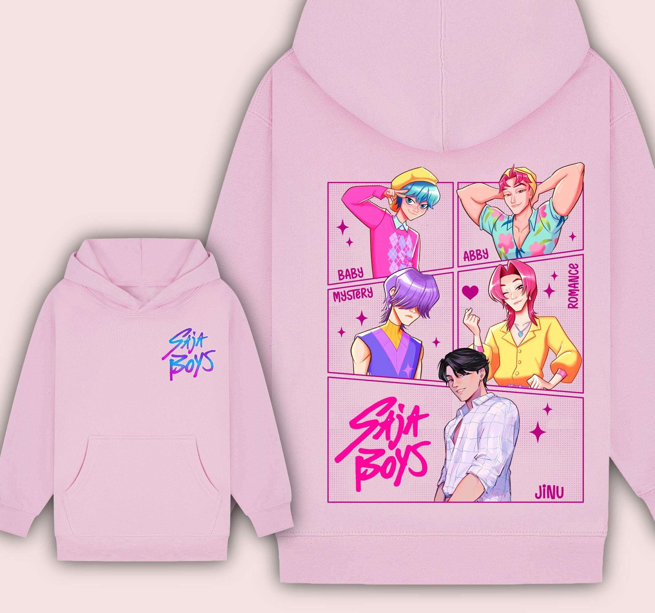 Saja Boys KPop Demon Hunters Hoodie | Unisex K-Pop Anime Style | Fan Made Design