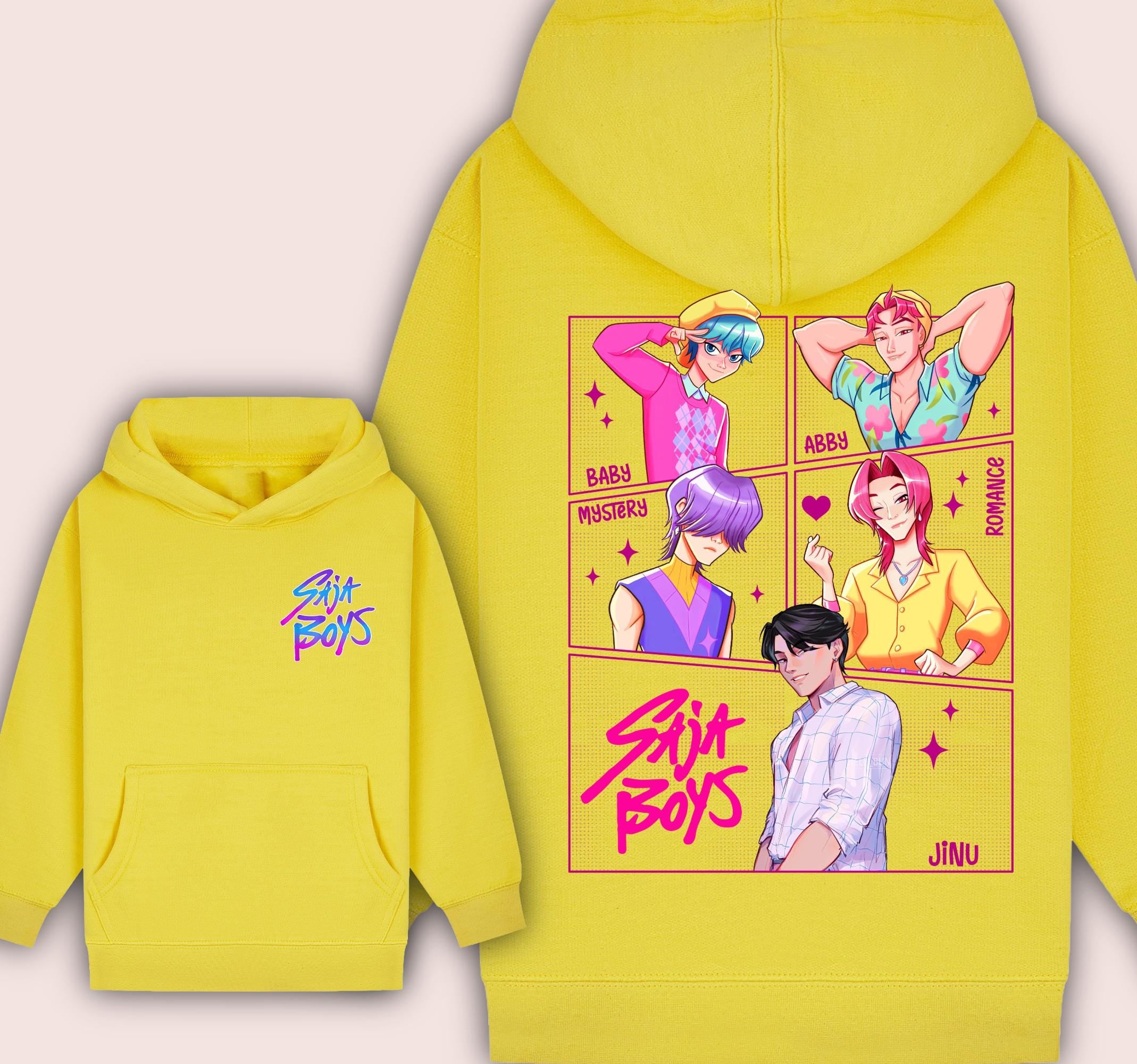 Saja Boys KPop Demon Hunters Hoodie | Unisex K-Pop Anime Style | Fan Made Design