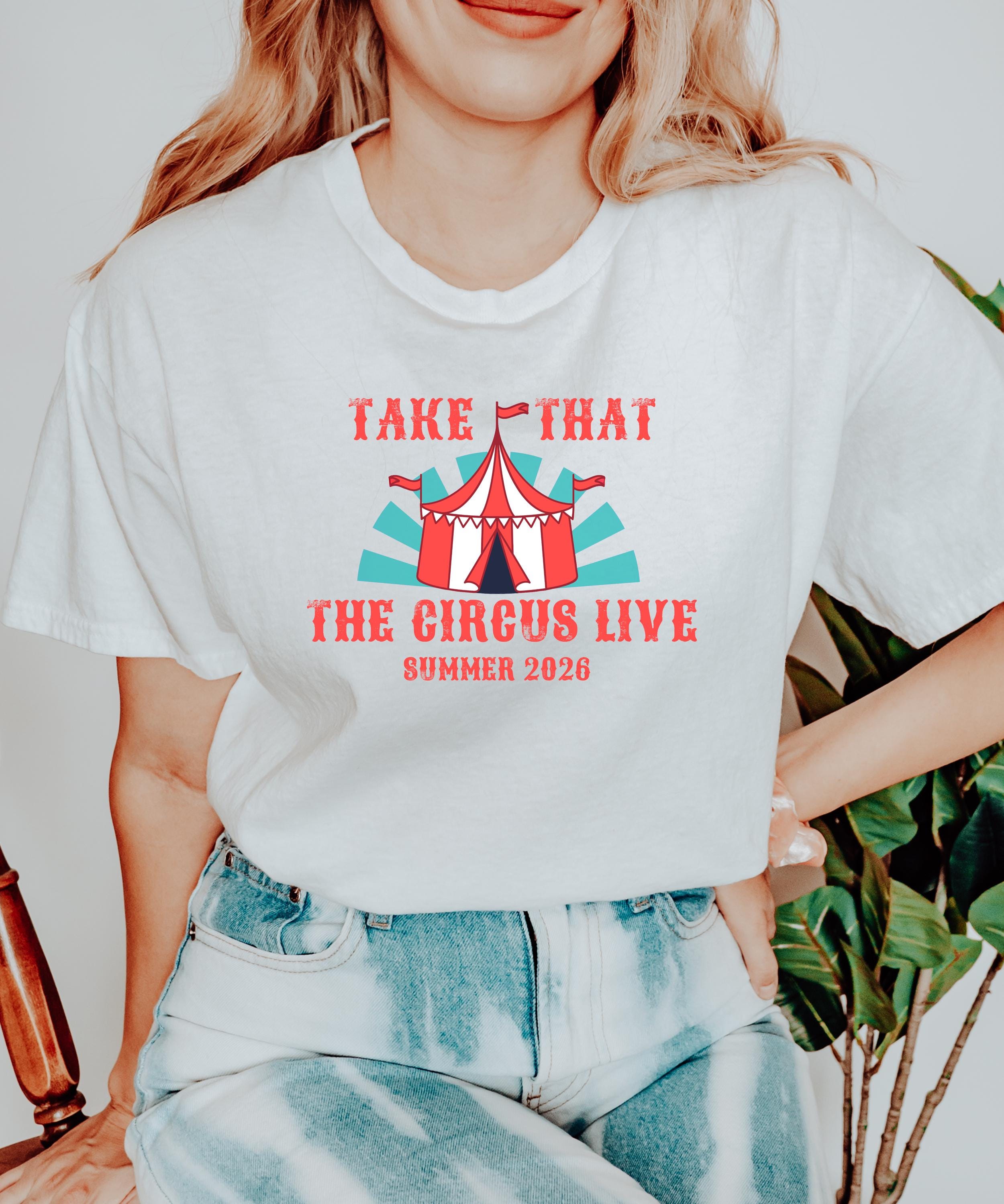 Take That “The Circus Live” Inspired TShirt | Fan 2026 Tour Shirt | Plus Size Concert Tee