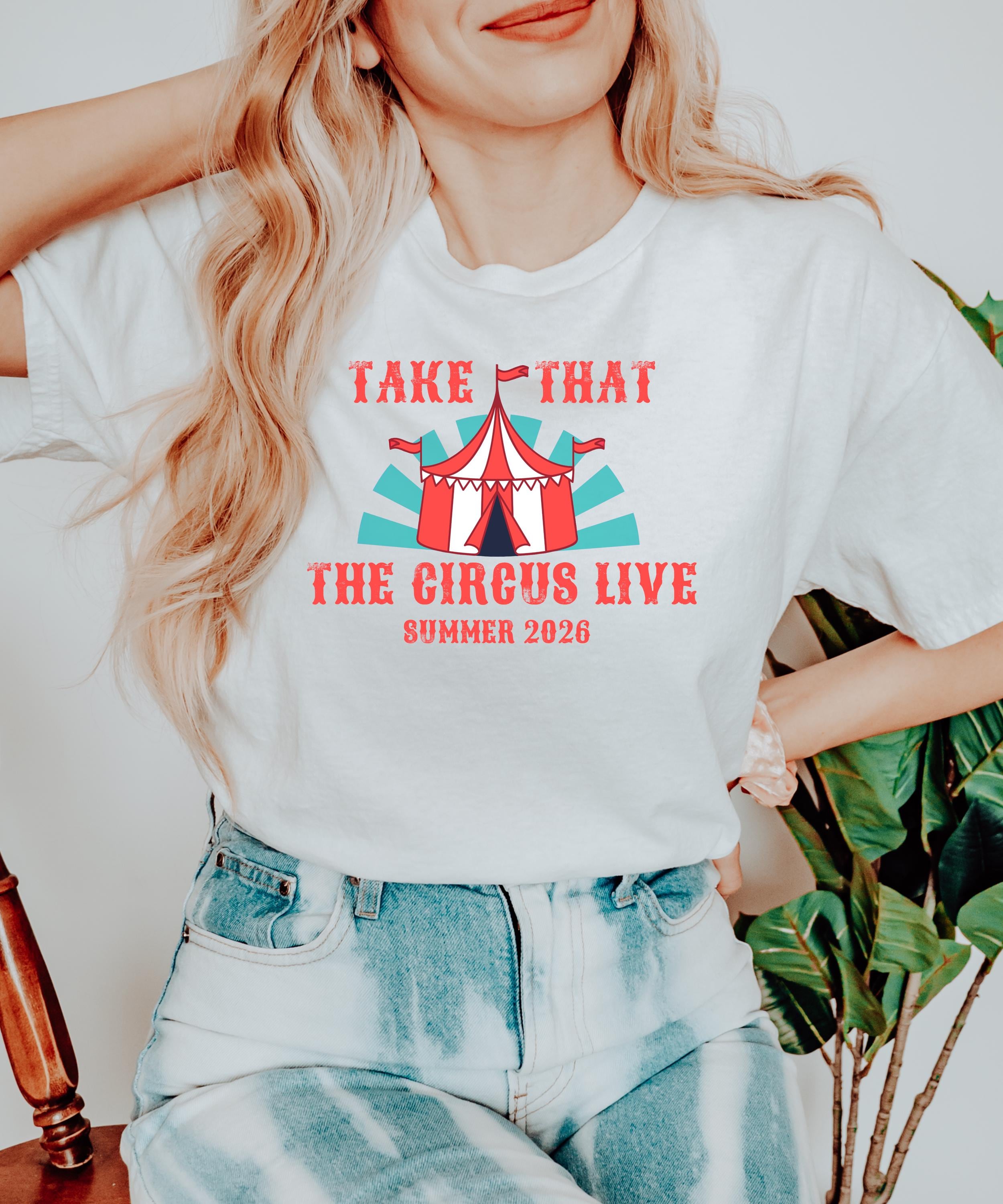 Take That “The Circus Live” Inspired TShirt | Fan 2026 Tour Shirt | Plus Size Concert Tee