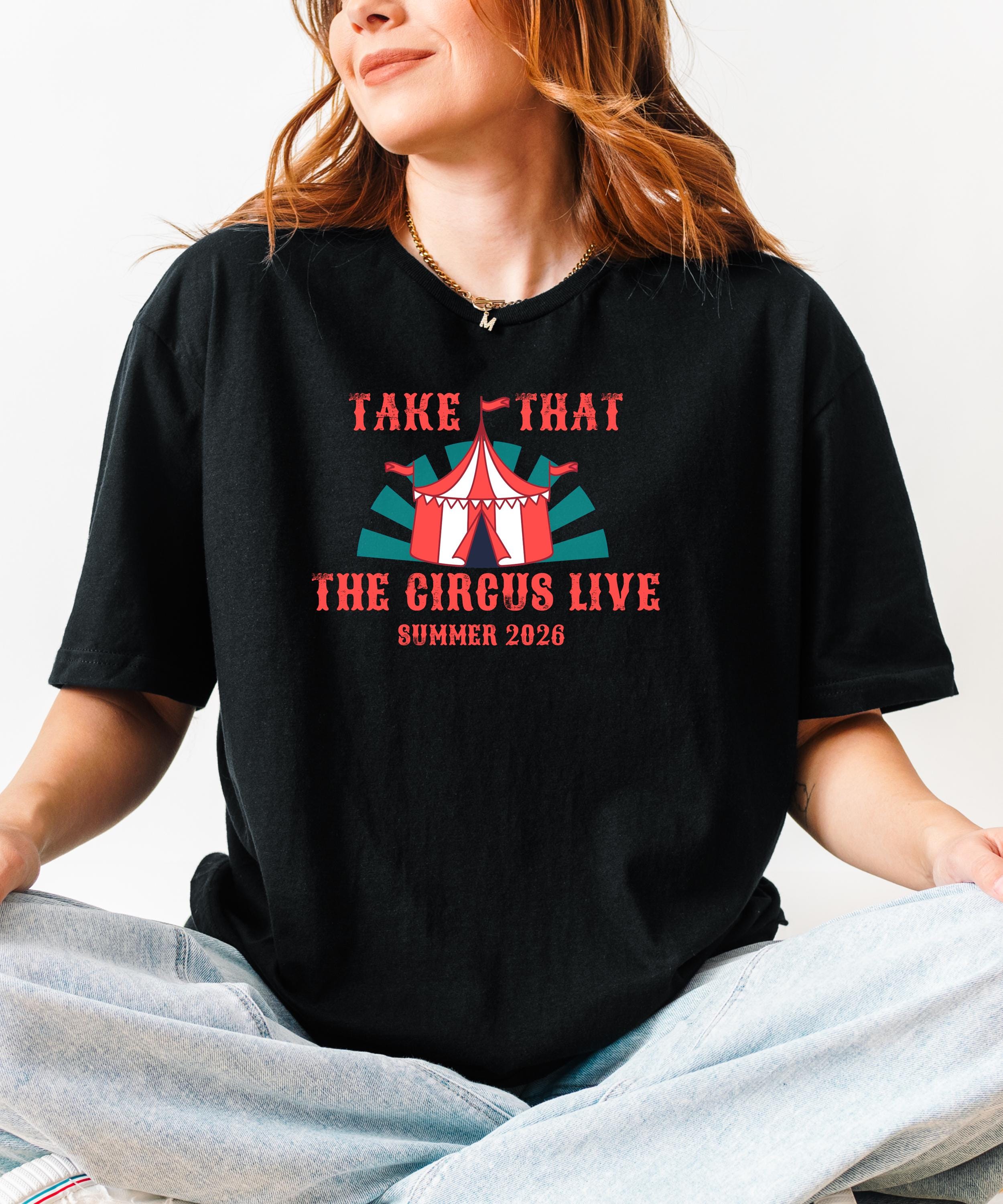 Take That “The Circus Live” Inspired TShirt | Fan 2026 Tour Shirt | Plus Size Concert Tee