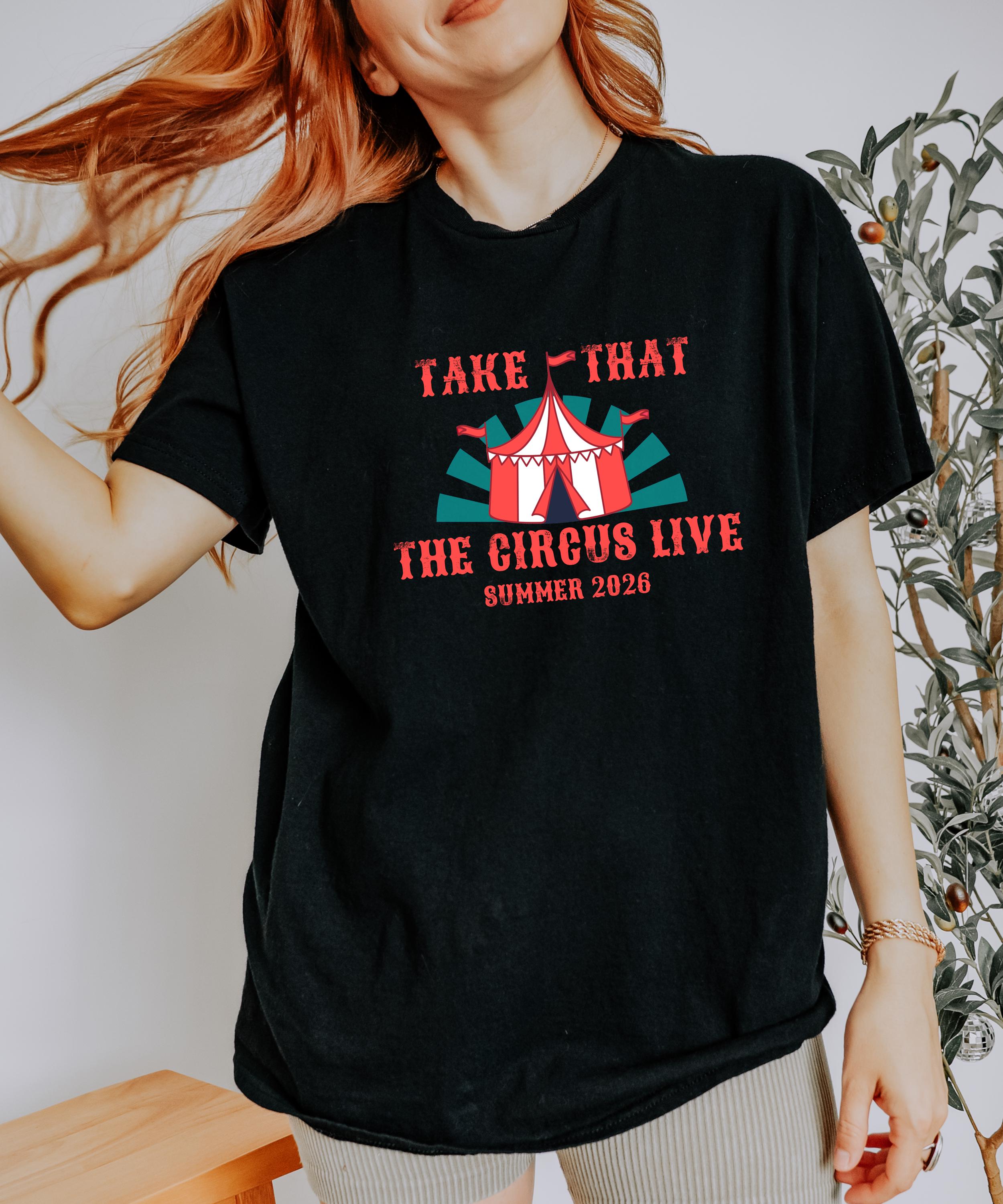 Take That “The Circus Live” Inspired TShirt | Fan 2026 Tour Shirt | Plus Size Concert Tee