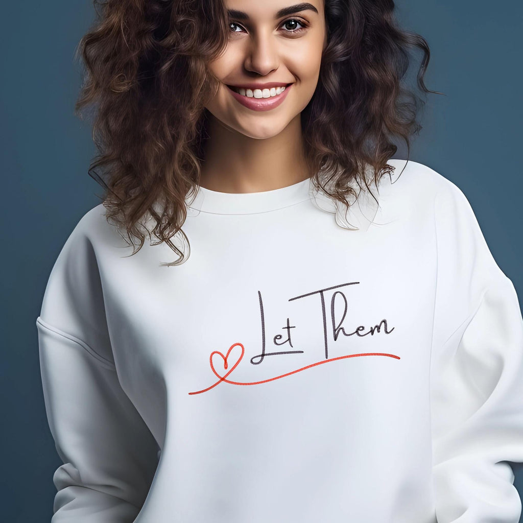 Let Them theory Jumper - embroidered sweatshirt