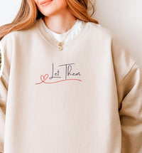 Let Them theory Jumper - embroidered sweatshirt