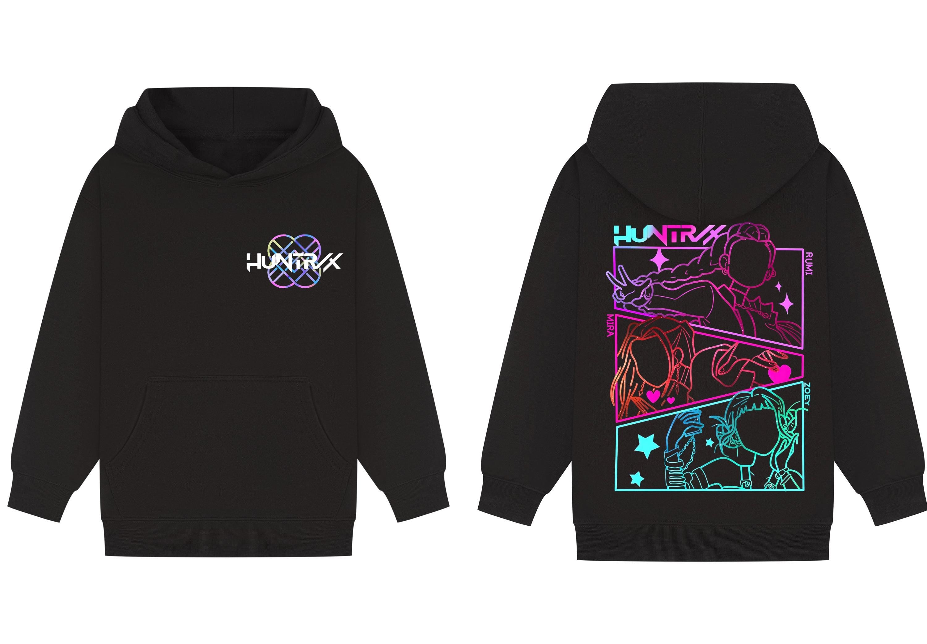 K-Pop Demon Hunters Hoodie | Unisex Neon KPOP Anime Style | Fan Made Huntrix Gift