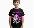 Personalised K-Pop Demon Hunters Kids T-Shirt | Custom Huntrix Name Shirt | Birthday Outfit