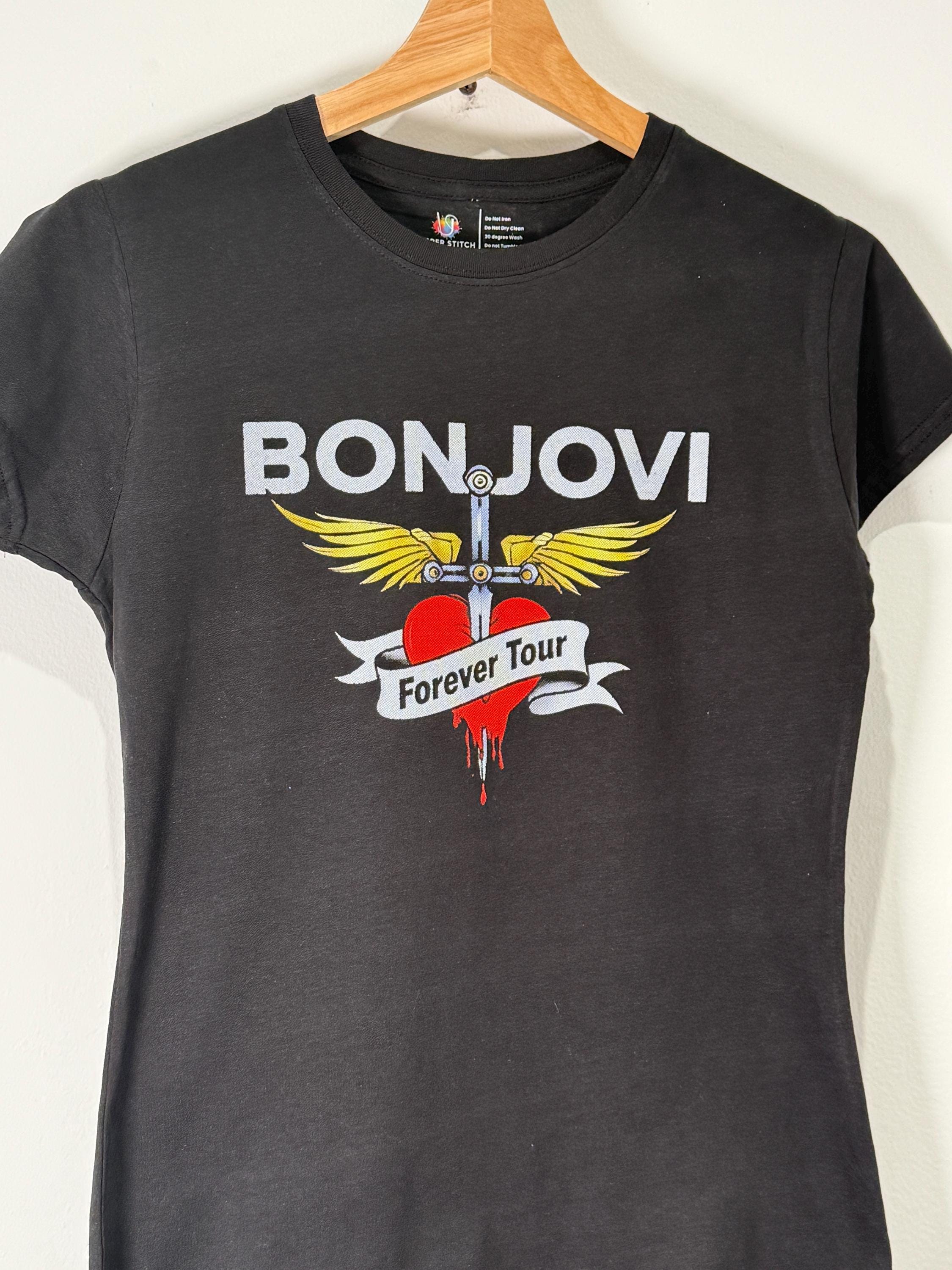 Bon Jovi Forever Tour Fan T-Shirt | Rock Band Tee | Concert Shirt Plus Sizes