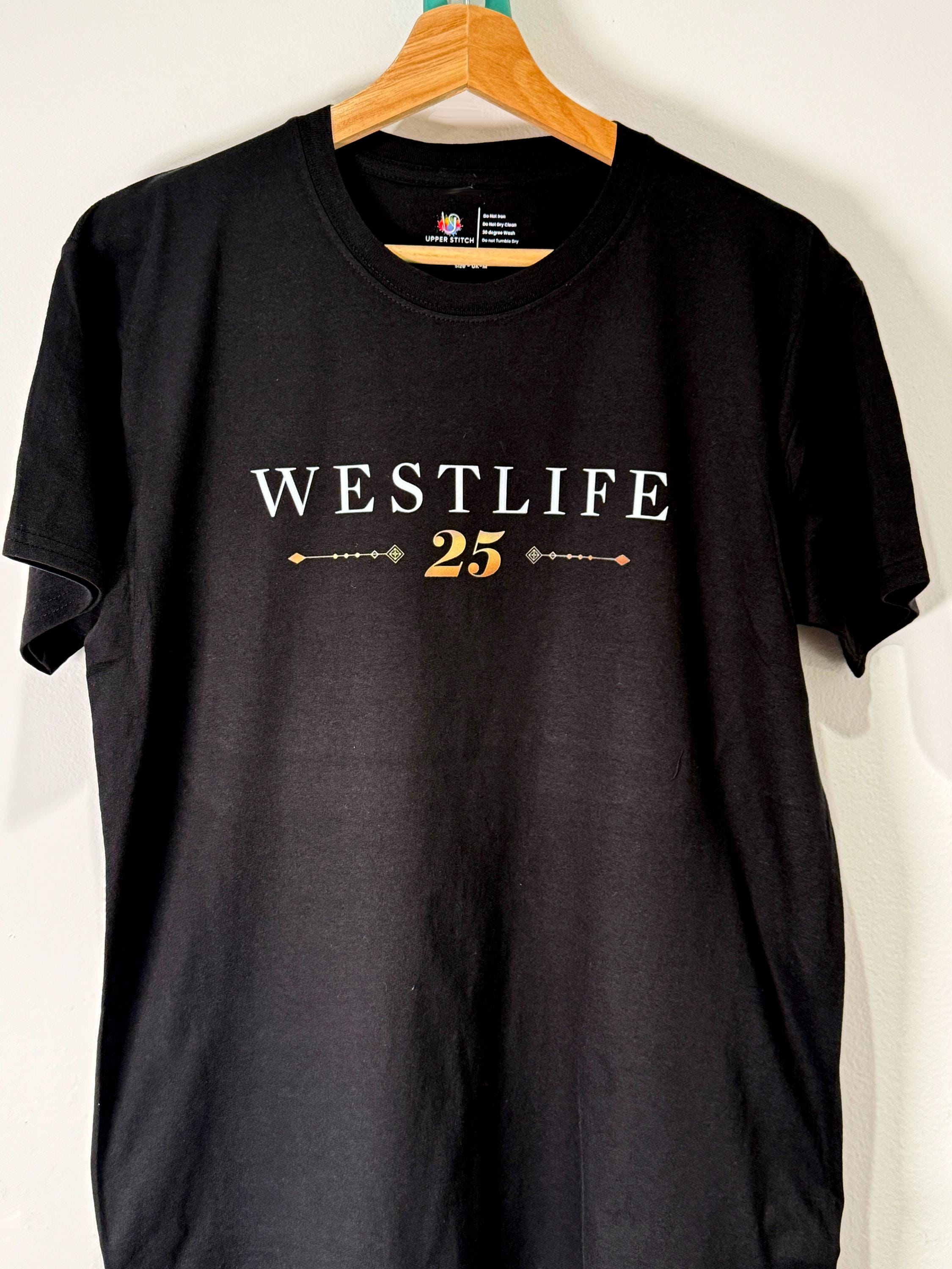 Westlife 25th Anniversary Tour T-Shirt | Unofficial Merch Boyband Fan Gift