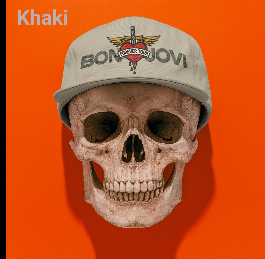 Bon Jovi Forever Tour Hat | Unisex 5-Panel Cotton Twill Cap
