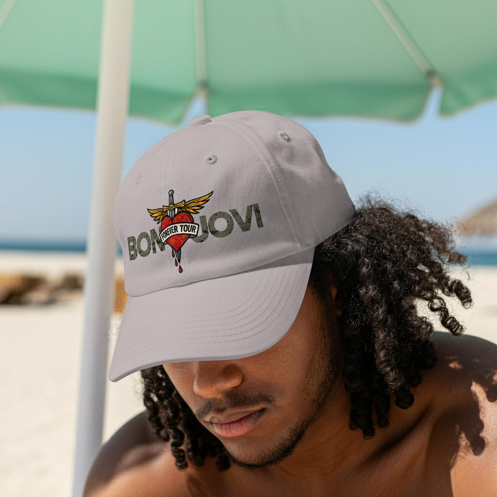 Bon Jovi Forever Tour Hat | Unisex 5-Panel Cotton Twill Cap