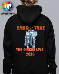 Take That Circus Tour 2026 Hoodie - Unofficial, Elephant in Plus Sizes & Colours