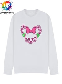 Floral Bow Minnie Mouse Ears Sweatshirt | Mummy and me Jumper Disney
