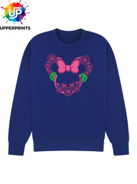 Floral Bow Minnie Mouse Ears Sweatshirt | Mummy and me Jumper Disney
