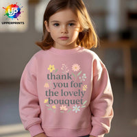 Floral Thank you for the Lovely Bouquet Sweatshirt | Showgirl Lyric Swiftie Gift