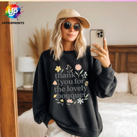Floral Thank you for the Lovely Bouquet Sweatshirt | Showgirl Lyric Swiftie Gift