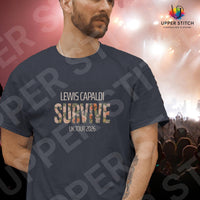 Lewis Capaldi Tour T-Shirt in Navy