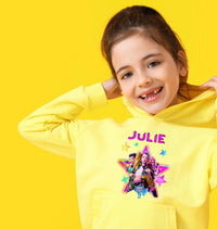 Personalised Huntrix K-Pop Demon Hunters Kids Hoodie | Custom Name Hood | Kpop Gift