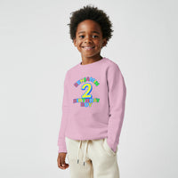 Personalised Birthday Boy Number Sweatshirt with Name & Age