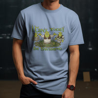 Funny Swamp Shrek Shirt - I Can’t Today I’m Swamped Fun Ogre Themed T-Shirt