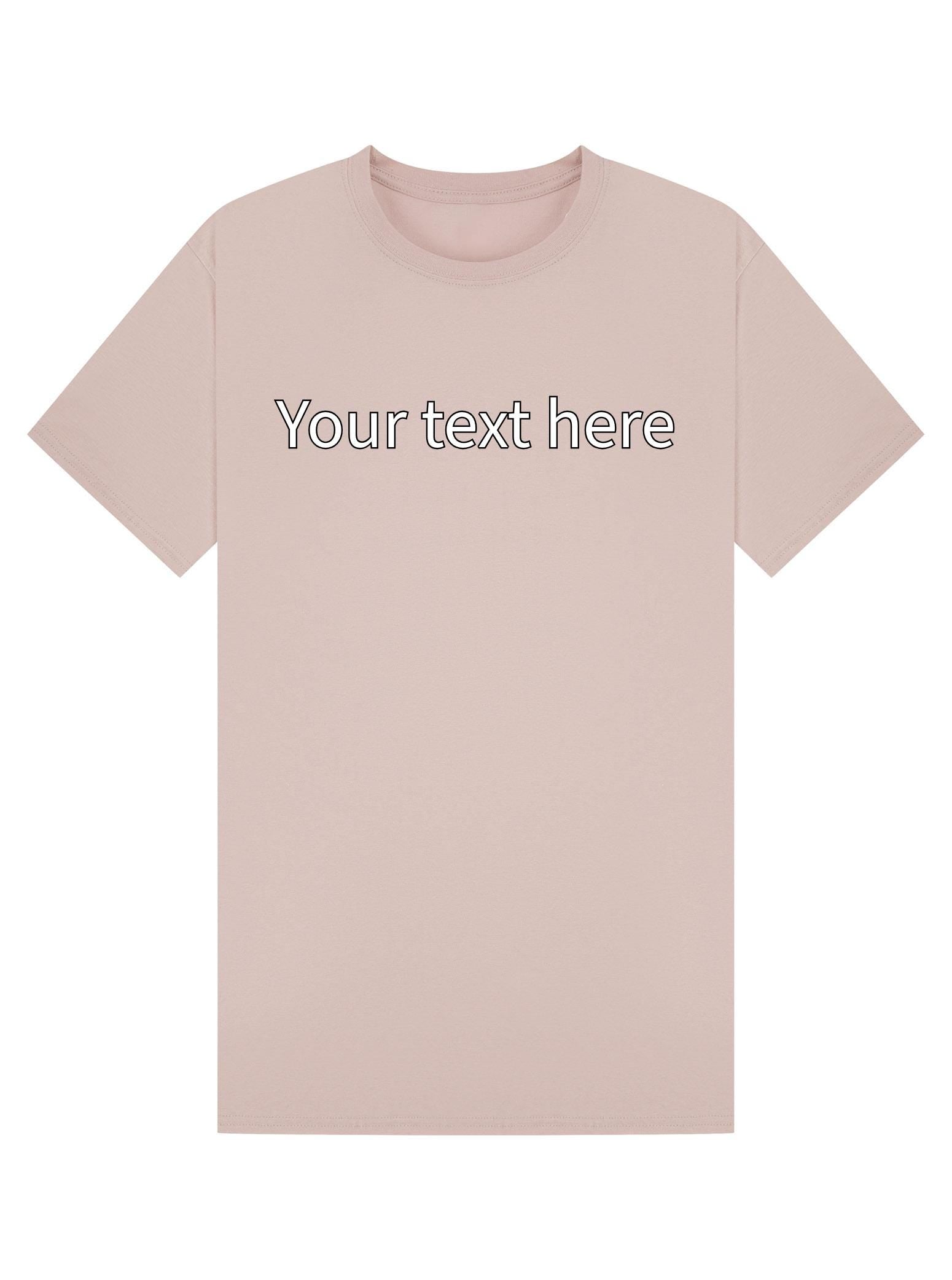 Custom Text, image or Photo print T-Shirt – Personalised Gift, Family Shirts
