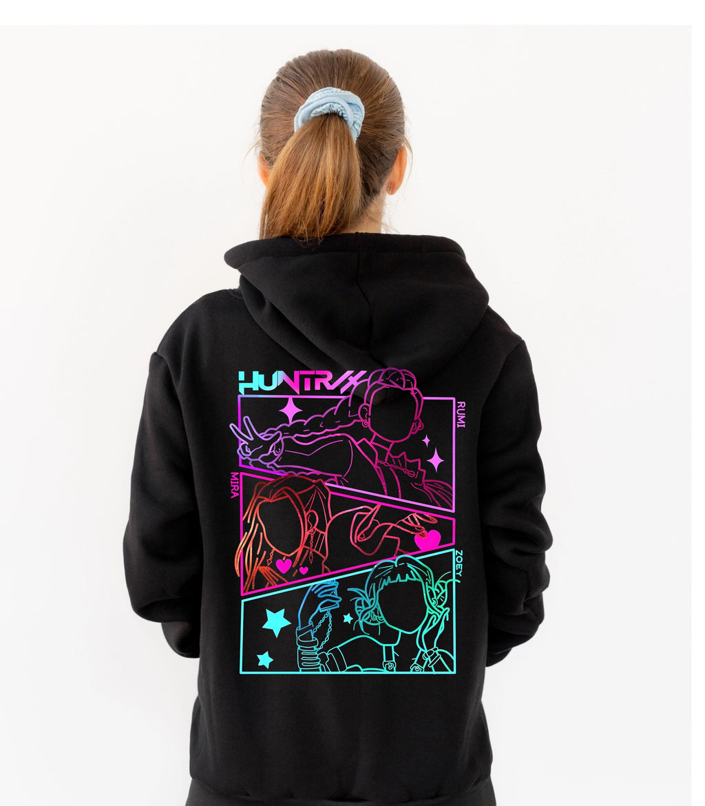 Kids Kpop Hoodie Joggers Matching tracksuit Set – Huntrx Demon Hunter | Christmas Gift