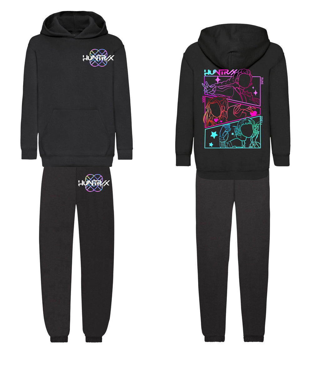 Kids Kpop Hoodie Joggers Matching tracksuit Set – Huntrx Demon Hunter | Christmas Gift