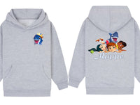 Custom Sharkdog Hoodie – Personalised double sided Kids Hoodie