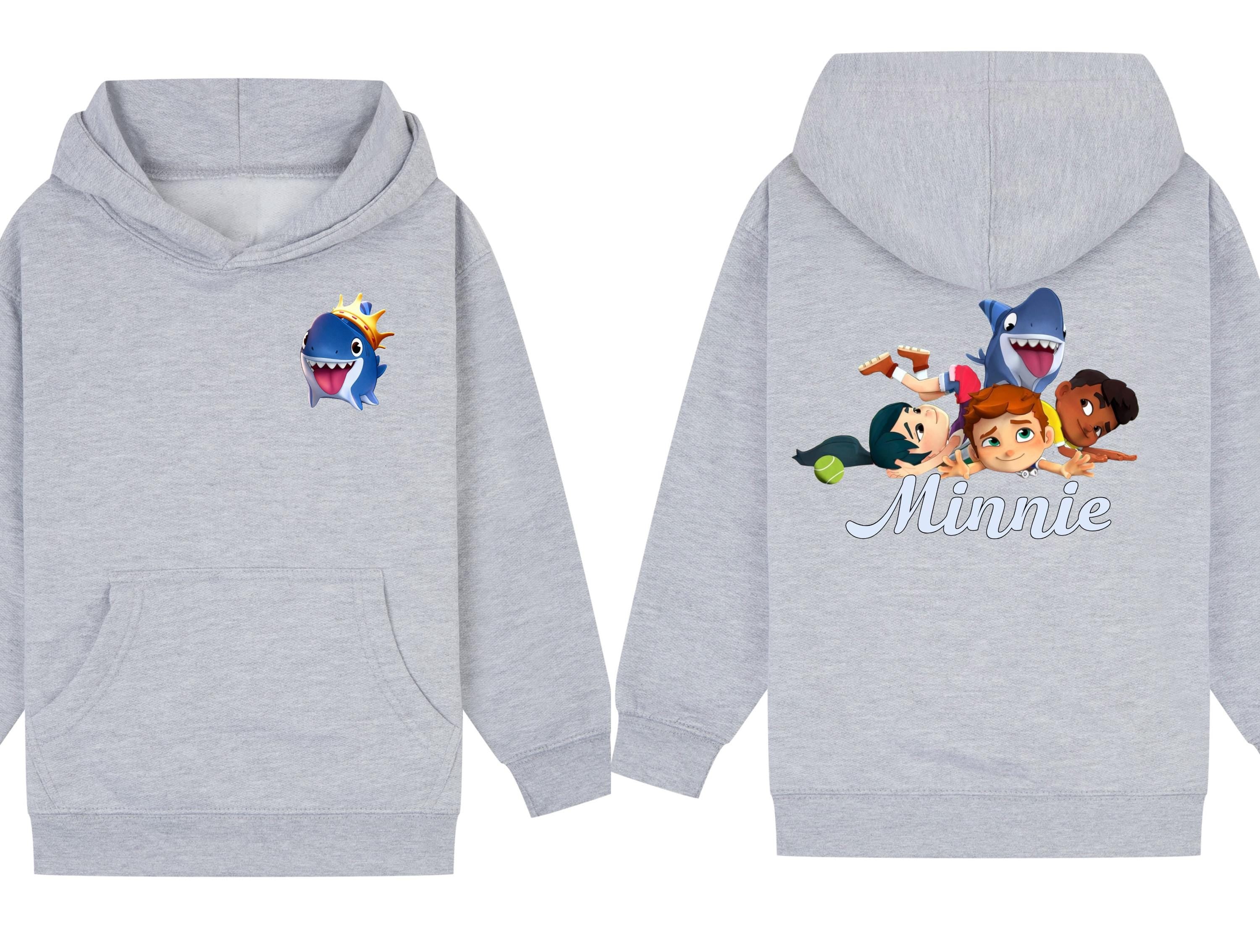 Custom Sharkdog Hoodie – Personalised double sided Kids Hoodie