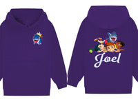 Custom Sharkdog Hoodie – Personalised double sided Kids Hoodie
