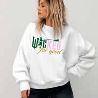 Wicked Themed Movie Sweatshirt – For Good – Cosy Jumper – Kids, adults and plus size
