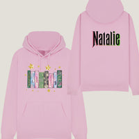 Wicked Personalised Hoodie in Light Pink