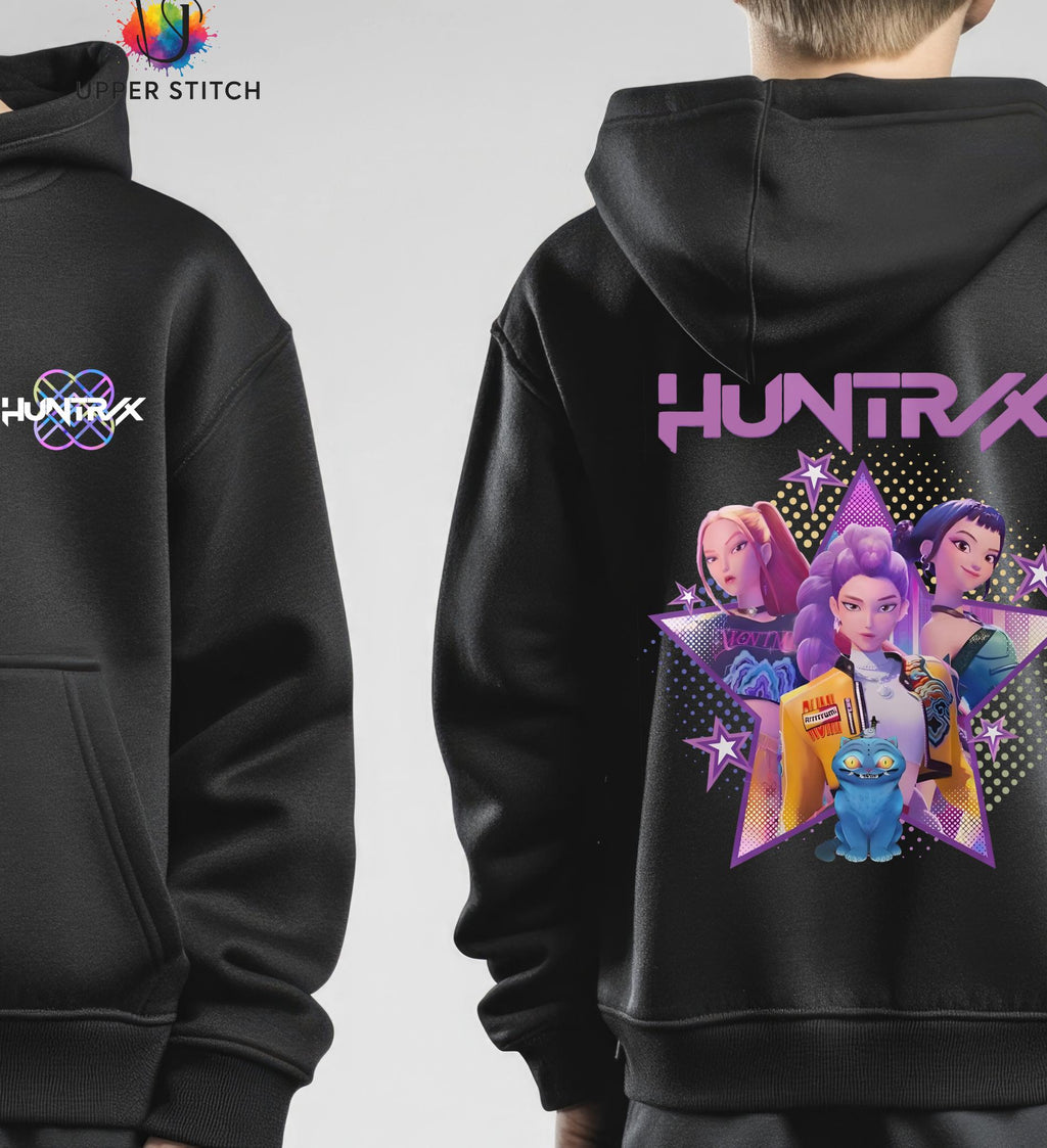 KPop Demon Hunters Huntrix Inspired Hoodie • Kids & Adults sizes • K-Pop anime Gift