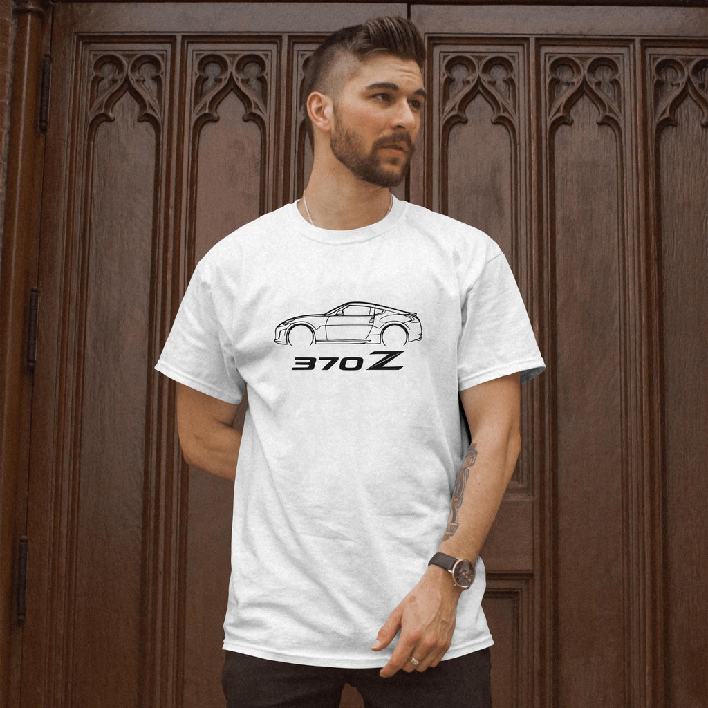 Nissan JDM Car Silhouette T-Shirt, Motorsport Gift for Enthusiasts, Skyline, GTR, Cotton Shirt