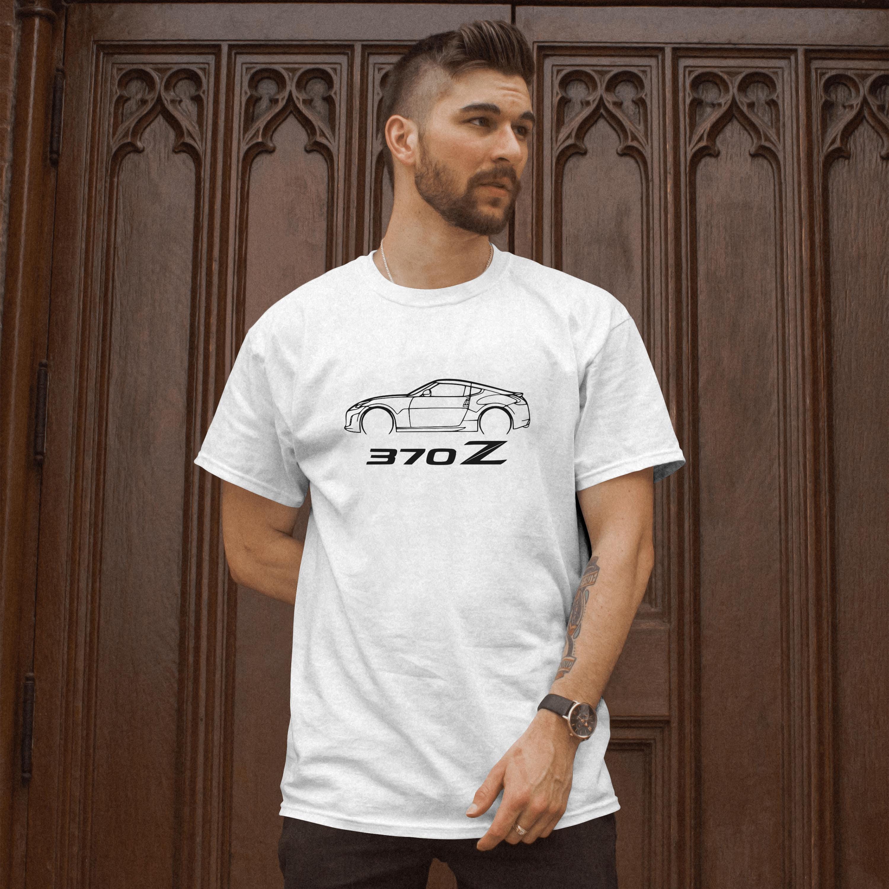 Nissan JDM Car Silhouette T-Shirt, Motorsport Gift for Enthusiasts, Skyline, GTR, Cotton Shirt
