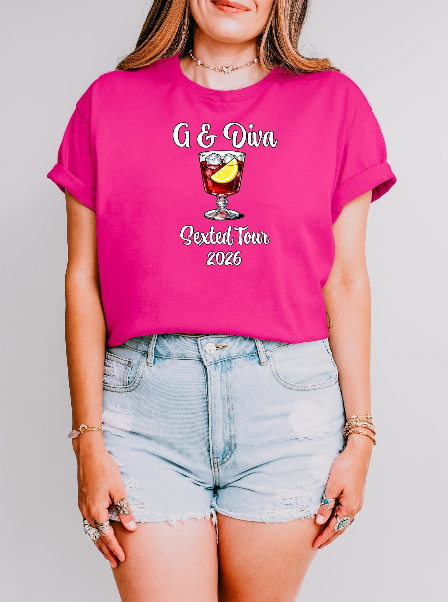 G & Diva Sexted Tour 2026 T-Shirt - Podcast and tour Fan Merch