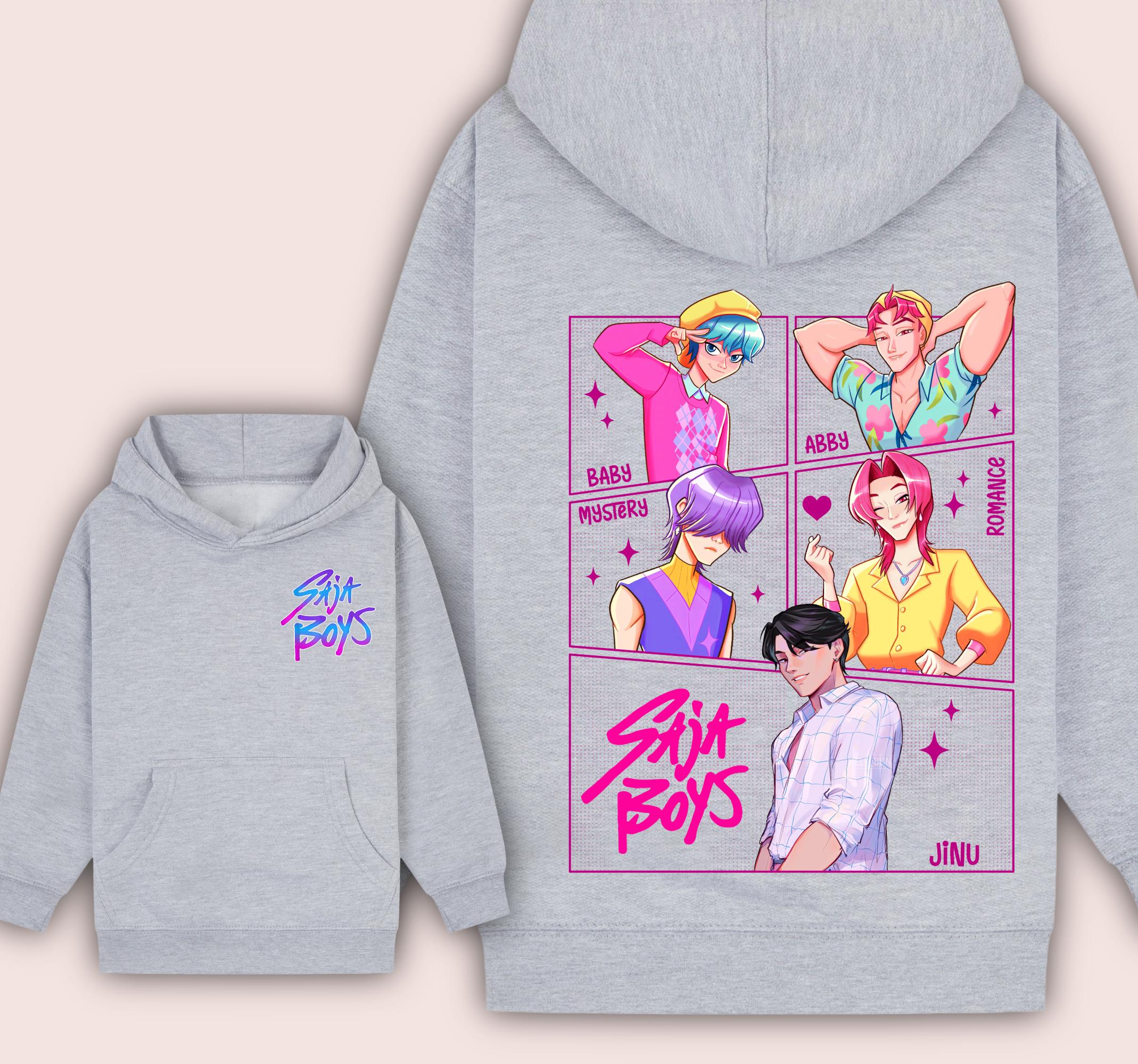 Saja Boys KPop Demon Hunters Hoodie | Unisex K-Pop Anime Style | Fan Made Design