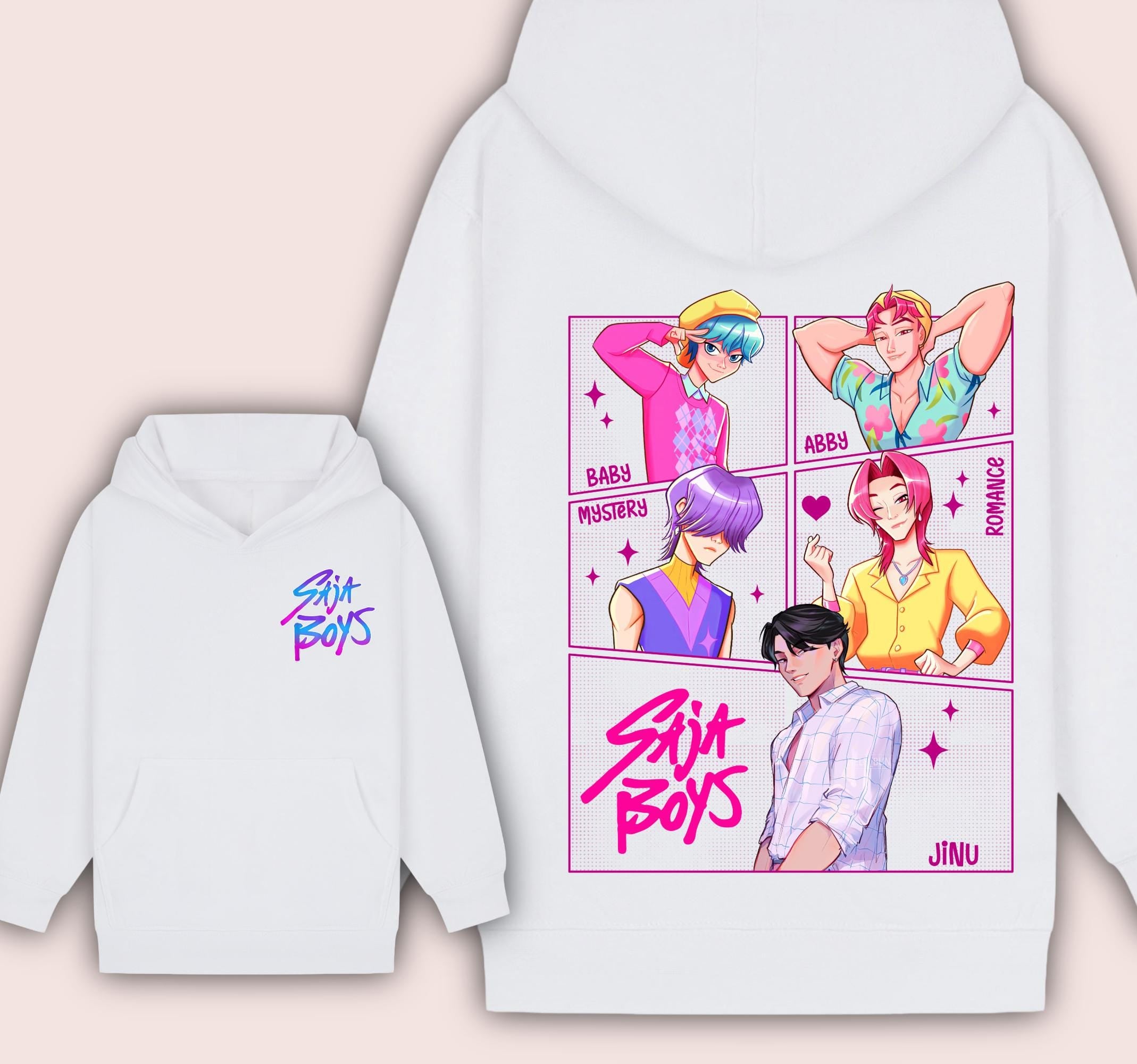 Saja Boys KPop Demon Hunters Hoodie | Unisex K-Pop Anime Style | Fan Made Design