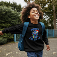 Merry Derpmas Sweatshirt in Childs Black