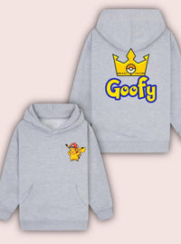 Custom Pokémon Inspired Hoodie – Pikachu Personalised Name on Back – Kids Christmas Gift